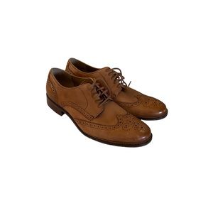 Cole Haan size 9.5 brown leather dress shoes like new only worn once